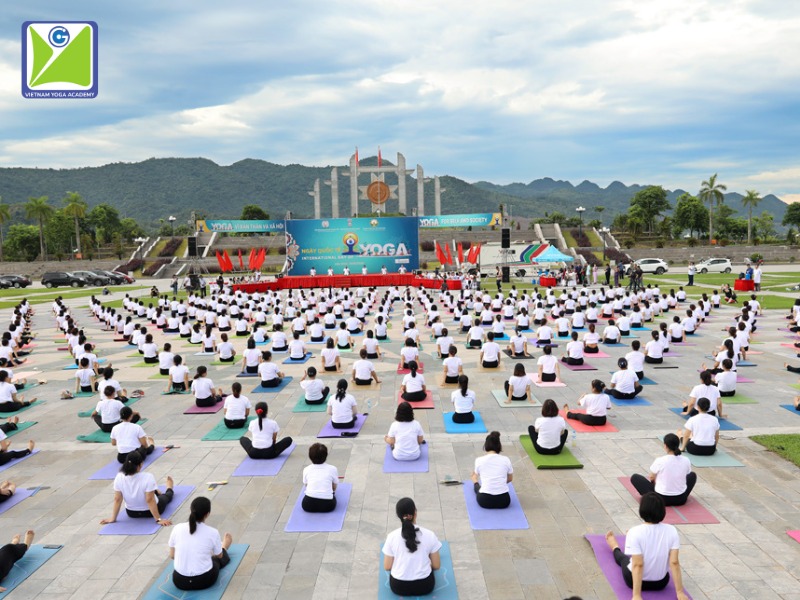Sự kiện chào mừng Ngày Quốc tế Yoga năm 2025 thu hút đông đảo người yêu Yoga tham gia