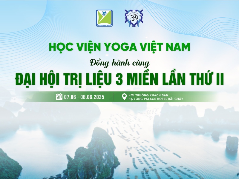học viện yoga tham gia đại hội trị liệu 3 miền lần thứ ii