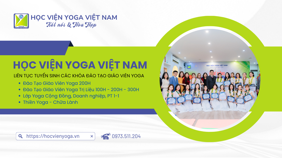 học viện yoga việt nam banner website